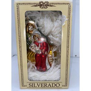 Silverado Blown Glass Christmas Ornament Holy Family Joseph Mary Jesus Poland